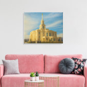Toile Payson Utah Temple Painting™ LDS Wall Art Canvas (Insitu(Salon))