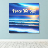 Toile Peace Be Toujours Stretted Canvas Print (Insitu (Plancher de Bois))