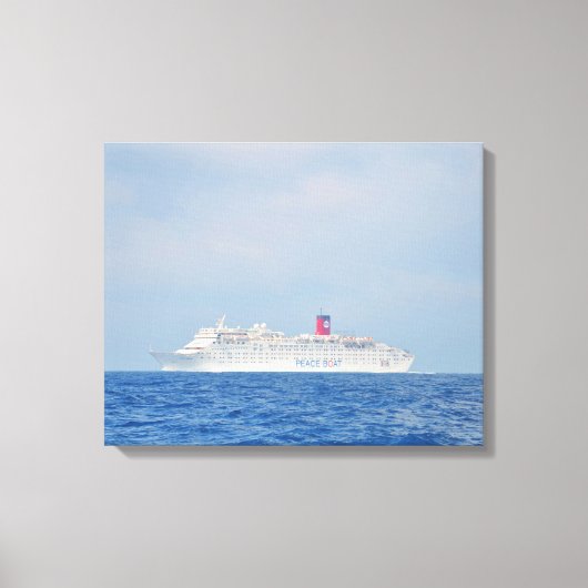 Toile Peace Boat Ocean Dream (Recto)