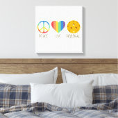 Toile Peace Love Pickleball (Insitu(Chambre))