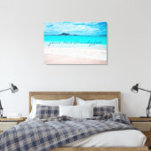 Toile Peace Love Sandy Feet Hawaii Tropical Beach Photo (Insitu(Chambre))