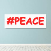 Toile "#PEACE" Mignonne Conception. Commandez dès mainte (Insitu (Plancher de Bois))