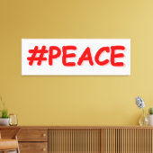 Toile "#PEACE" Mignonne Conception. Commandez dès mainte (Insitu(Salon))