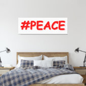 Toile "#PEACE" Mignonne Conception. Commandez dès mainte (Insitu(Chambre))