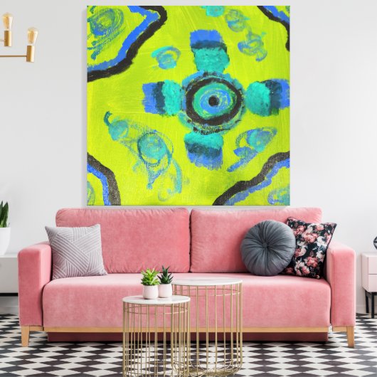 Toile Peacock (Insitu(Salon))