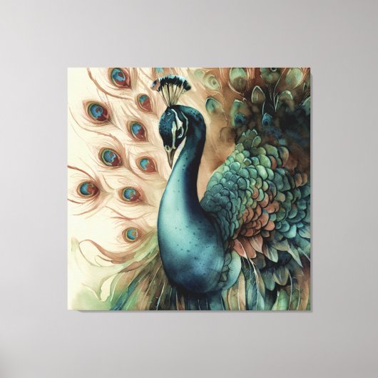 Toile Peacock Décoratif Moderne Et Design (Recto)