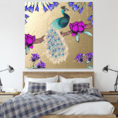 Toile Peacock En Or (Insitu(Chambre))