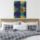 Toile Peacock Feather Interference Pattern  (Insitu(Chambre))