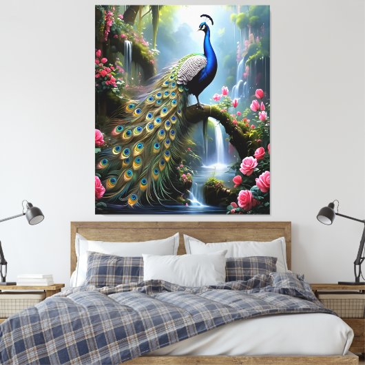 Toile Peacock Paradise (Insitu(Chambre))