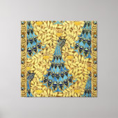 Toile Peacocks Birds Rowan Trees Art Nouveau (Recto)