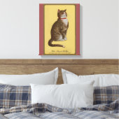 Toile Peake, le chat tabby de Chessie (Insitu(Chambre))
