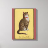 Toile Peake, le chat tabby de Chessie (Recto)
