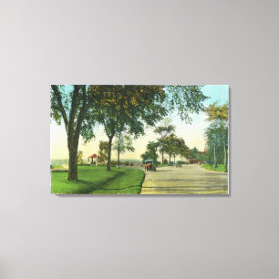 Toile Peaks Island Vue sur le Knob Citrouille