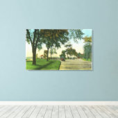 Toile Peaks Island Vue sur le Knob Citrouille (Insitu (Plancher de Bois))