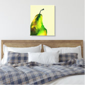 Toile Pear art mignon aquarelle fruit (Insitu(Chambre))