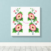 Toile Pearly Pink Flowers Thunder_Cove (Insitu (Plancher de Bois))