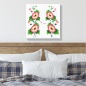 Toile Pearly Pink Flowers Thunder_Cove (Insitu(Chambre))