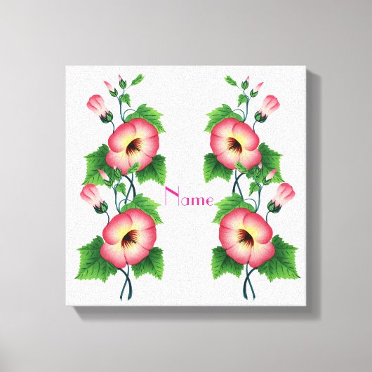 Toile Pearly Pink Flowers Thunder_Cove (Recto)