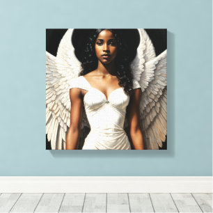 Toile Peau foncée Black Girl Angel
