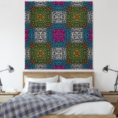 Toile Peau Poster de animal Rétro De Leopard (Insitu(Chambre))