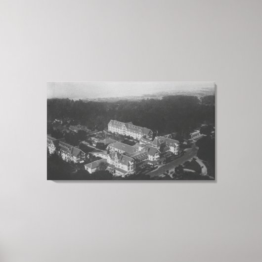 Toile Pebble Beach, CA - Hotel Del Monte Vue aérienne (Recto)