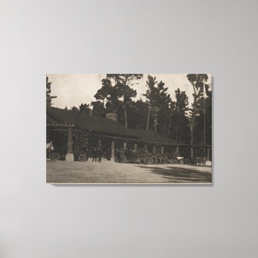 Toile Pebble Beach, CA - Lodge in the Firs by the Sea (Recto)