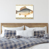 Toile Pêche à la carpe peinture à l'eau douce (Insitu(Chambre))