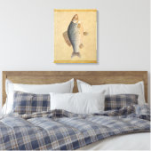 Toile Pêche à la carpe peinture à l'eau douce (Insitu(Chambre))