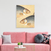 Toile Pêche à la carpe peinture à l'eau douce (Insitu(Salon))