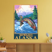 Toile Pêche à la mouche - Seward, Alaska (Insitu(Salon))