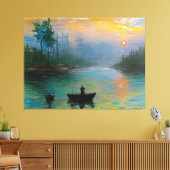 Toile Pêche à l'aube (Insitu(Salon))