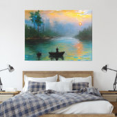 Toile Pêche à l'aube (Insitu(Chambre))