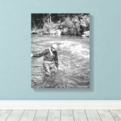 Toile Pêche à l'homme (Insitu (Plancher de Bois))