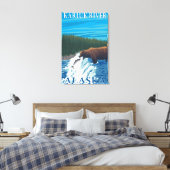 Toile Pêche à l'ours dans la rivière - Karluk River, Ala (Insitu(Chambre))