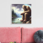 Toile Pêche au Bigfoot (Insitu(Salon))
