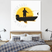 Toile Pêche au lac Michigan (Insitu(Chambre))