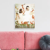Toile Pêche et baignade dans les marais (Insitu(Salon))