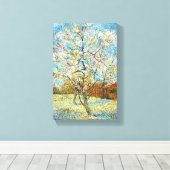 Toile Pêcher les arbres en fleurs Vincent Van Gogh (Insitu (Plancher de Bois))