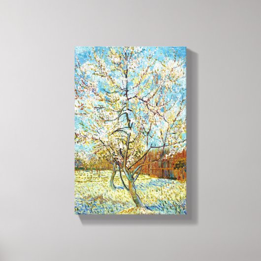 Toile Pêcher les arbres en fleurs Vincent Van Gogh (Recto)