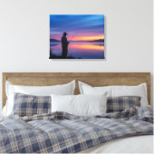 Toile Pêcheur au coucher du soleil (Insitu(Chambre))