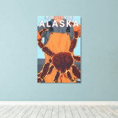 Toile Pêcheur de crabe royal - Latouche, Alaska (Insitu (Plancher de Bois))