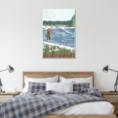 Toile Pêcheur de vol Dakota du Sud (Insitu(Chambre))