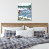Toile Pêcheur de vol Dakota du Sud (Insitu(Chambre))