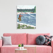 Toile Pêcheur de vol Dakota du Sud (Insitu(Salon))