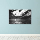 Toile Pêcheur du Montana (Insitu (Plancher de Bois))