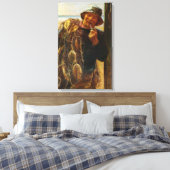 Toile Pêcheur enthousiaste (par Frederick Morgan) (Insitu(Chambre))