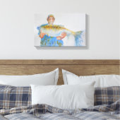 Toile Pêcheur peinture d'aquarelle cadeau de pêche pour  (Insitu(Chambre))