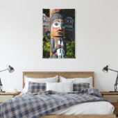 Toile Pêcheur sur un totem, Alaska (Insitu(Chambre))