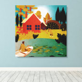 Toile pêcheurs (Insitu (Plancher de Bois))