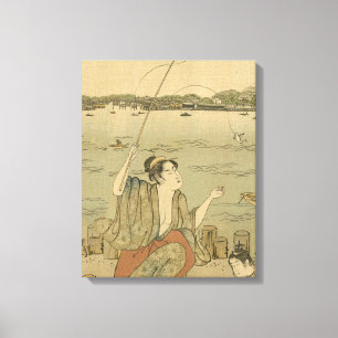 Toile Pêcheurs Japonais